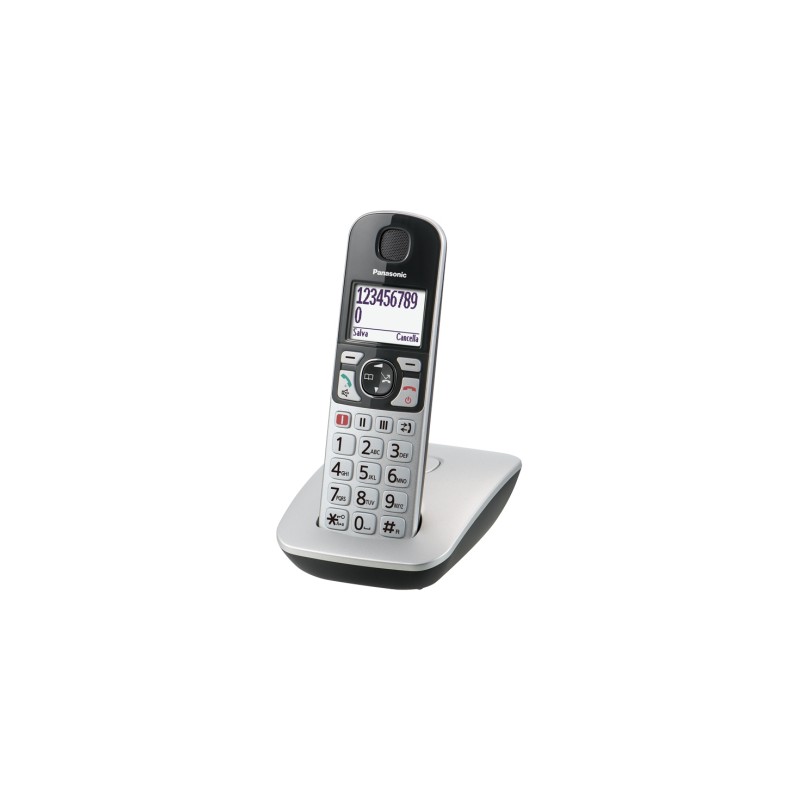 TELEFONO CORDLESS PAN TGE510 SILVER LCD 18VVBLOCC CHCOMPAPPACUST