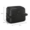 FRIGGITRICE AD ARIA MULTICOOKER 71 LITRI DUAL BASKET CON DIVISORIO