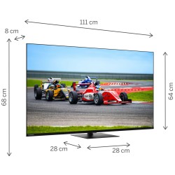TV 50 THOMSON UHD  SMART 4K QLED GOOGLE FRONT SPK 144HZ PIEDE