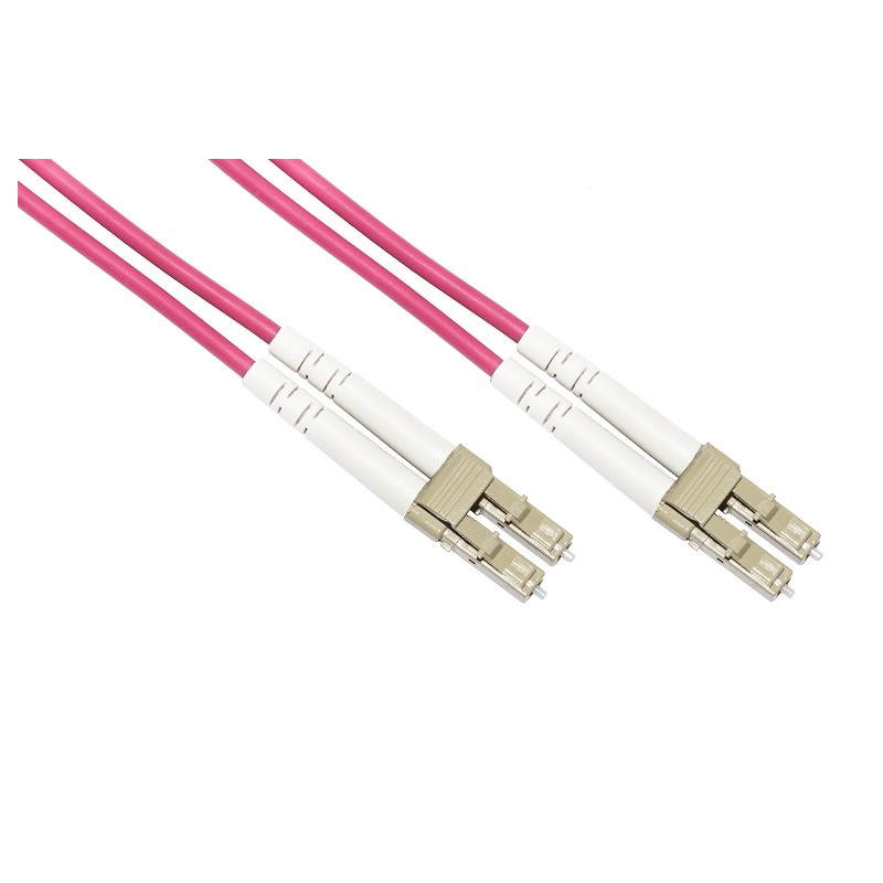 CAVO FIBRA OTTICA LC A LC MULTIMODE DUPLEX OM4 50125 MT1 LKLCLC4501