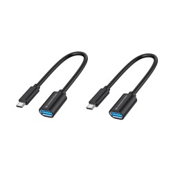 ADATTATORE OTG DA USB-C A USB-A - 2PZ ABBY11B