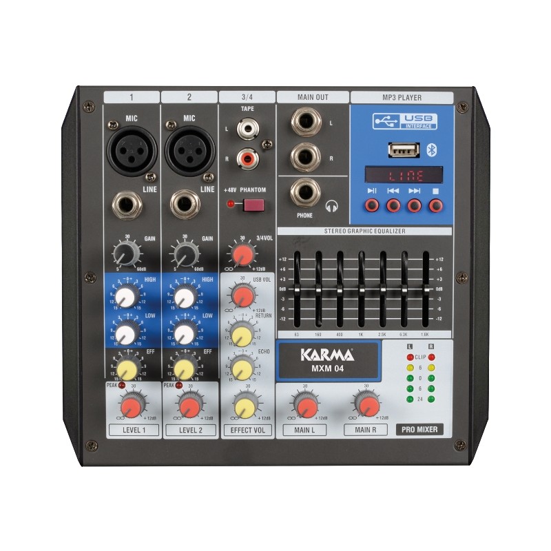 MIXER MXP 04 MICROFONICO PER DJ