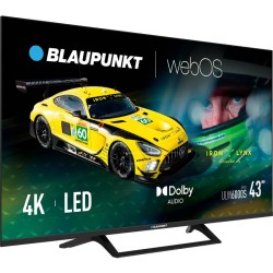 TV 43 BLAUPUNKT 4K DBT2 WEB0S TV DVBT2 DVBS2 NEW SMART PIEDE