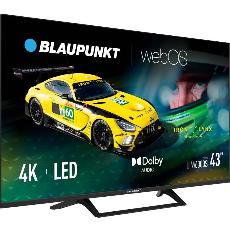 TV 43 BLAUPUNKT 4K DBT2 WEB0S TV DVBT2 DVBS2 NEW SMART PIEDE