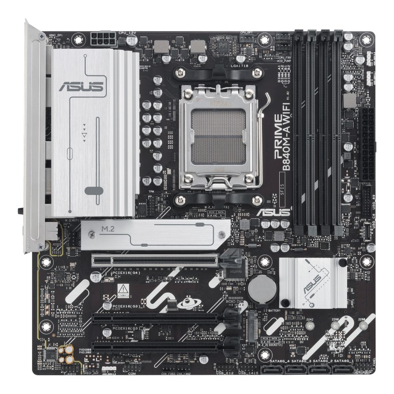 MB ASUS PRIME B840M-A WIFI AM5 4D5 4PCIE 4SATA 3M2 HD2DP MATX
