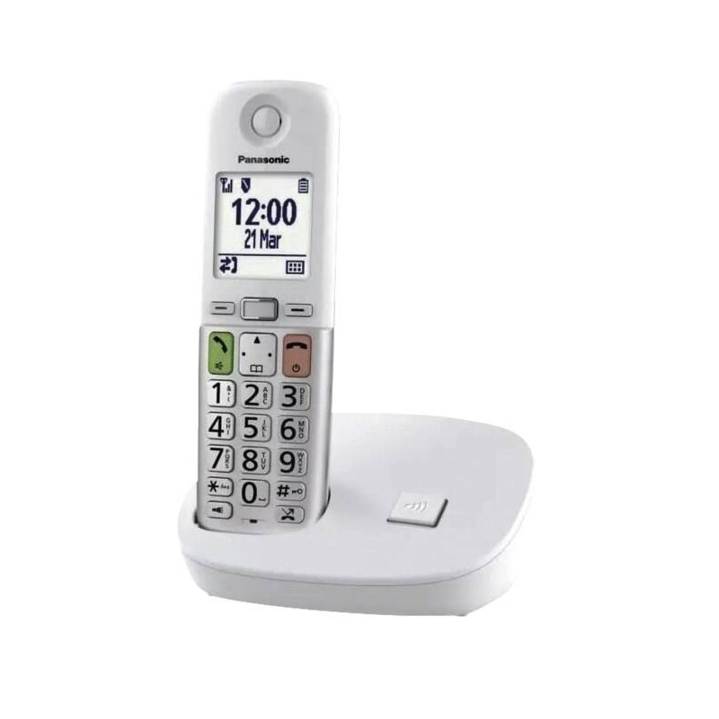 TELEFONO CORDLESS PAN TGU410 WHITE LCD 21BLOCCO CHCOMPAPPACUST