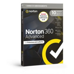 SOFTWARE ANTIVIRUS 360 ADVANCED 2026 - ANTITRUFFA - 10 DISPOSITIVI 12 MESI - 200GB - IT BOX 21483713