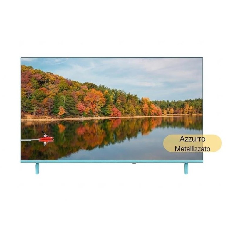 TV QLED 40 ND40S408QMBL HD SMART TV VIDAA WIFI DVB-T2 AZZURRO METALLIZZATO