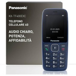 TELEFONO CELLULARE SENIOR ACUSTIC 24MP3 REG 4G FOTOC 03MP BLU