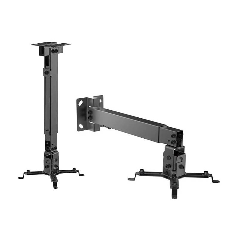 STAFFA PROIETTORE SOFFITTO E PAVIM ROTAZIONE  FORI MAX37CM