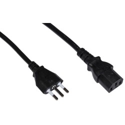 CAVO ALIMENTAZIONE 18MT BK SPINA ITALIANA TRIPOLARE