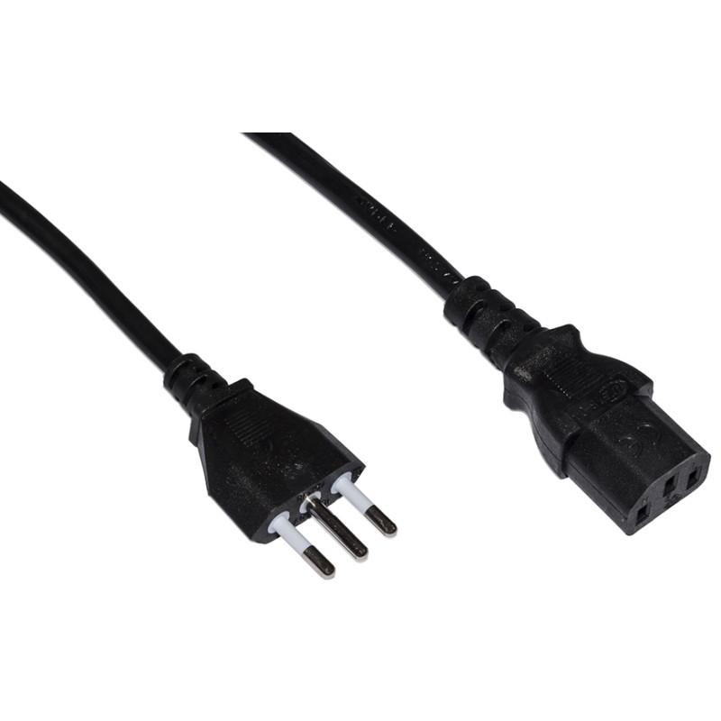 CAVO ALIMENTAZIONE 18MT BK SPINA ITALIANA TRIPOLARE