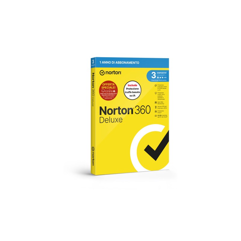 SOFTWARE ANTIVIRUS 360 DELUXE 2026 ATTACH - 3 DISPOSITIVI 25GB 21483646