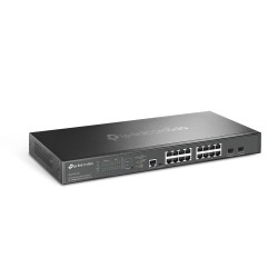 SWITCH 16P 25GBASE-T POE+ 2SLOT 10GE SFP+ MANAGED L2+ OMADA