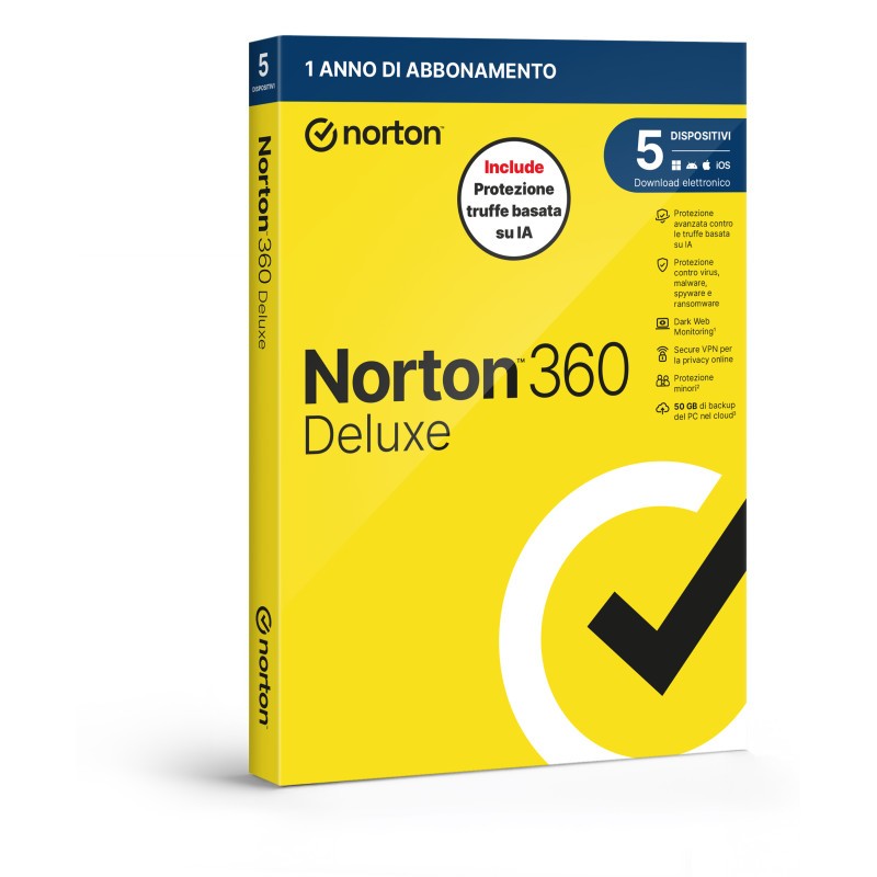 SOFTWARE ANTIVIRUS 360 DELUXE 2026 ATTACH - 5 DISPOSITIVI 50GB 21483704