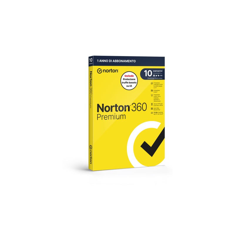 SOFTWARE ANTIVIRUS PREMIUM BOX 360 2026 ANTITRUFFA - 10 DISPOSITIVI 75GB FC-21483661