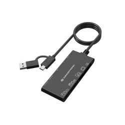 LETTORE SCHEDE USB 30 7IN1 BK 2SD2MICRO SDT-FLASHMSCFXD