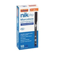 MARCATORE A PENNA OHP F 06MM NERO 20NIK1481 10 PZ