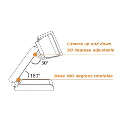 WEB CAM AMDIS02B 2K 5MP