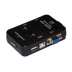 SWITCH KVM 2 PC CON PORTE 2 VGA E 2 USB LKKWM2