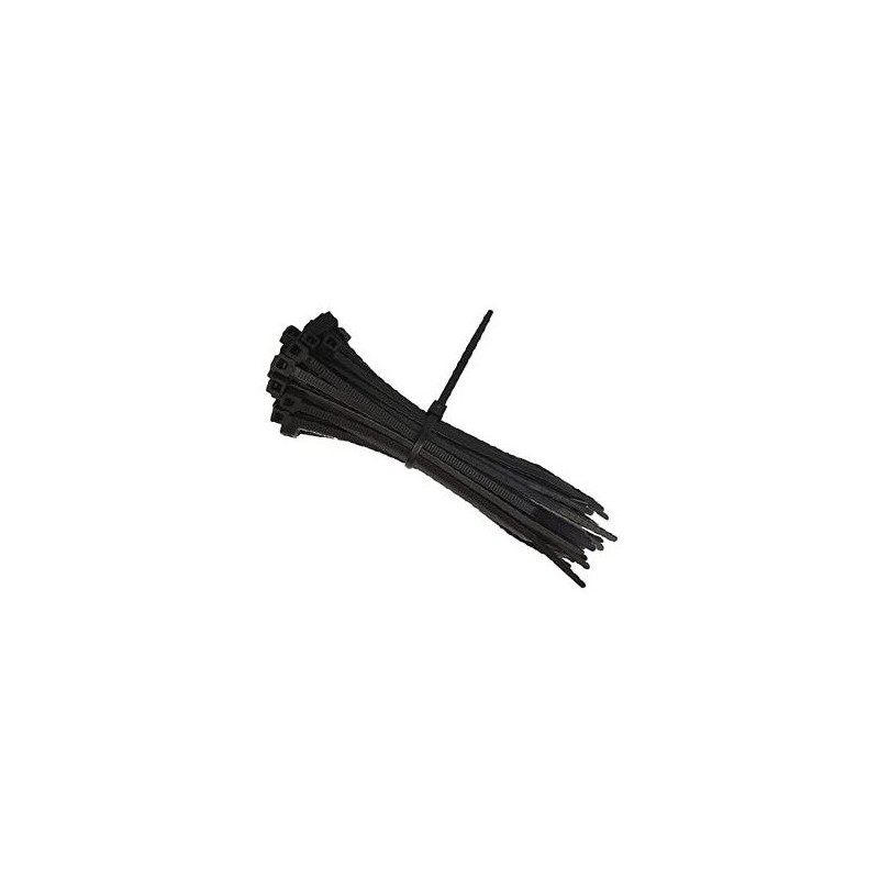 FASCETTE ELETTRICISTA NYLON 36X300MM - 100PZ - NERO