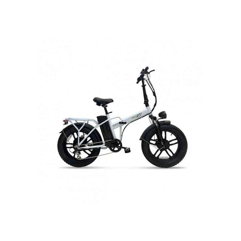 BICI ELETTRICA CON PEDALATA ASSISTITA E-BIKE ROBUSTO 20 - 250W - BIANCO