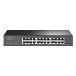 SWITCH DESKTOPRACK 24P STEEL CASE 48GBPS 24P GIGABIT