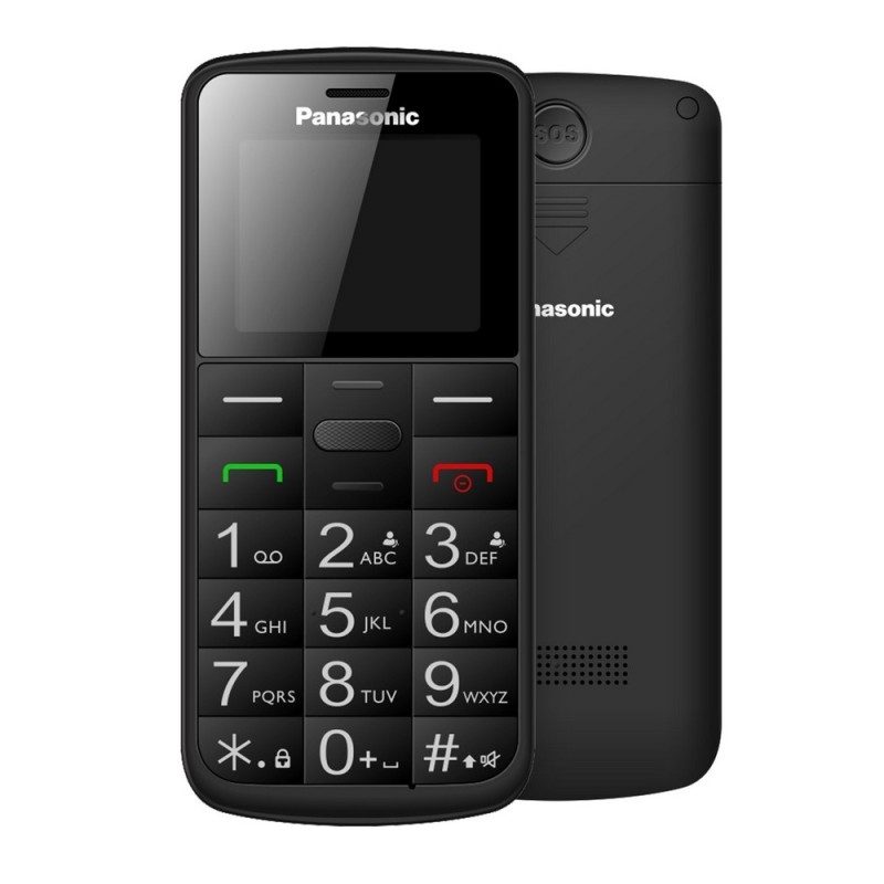 TELEFONO CELLULARE SENIOR KX-TU110E 177FUNZIONE SOS FOTOC 03MP NERO
