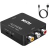 CONVERTITORE DA RCA A HDMI 1080P MINI AV A HDMI COMPOSITO CVBS AV2HDMI