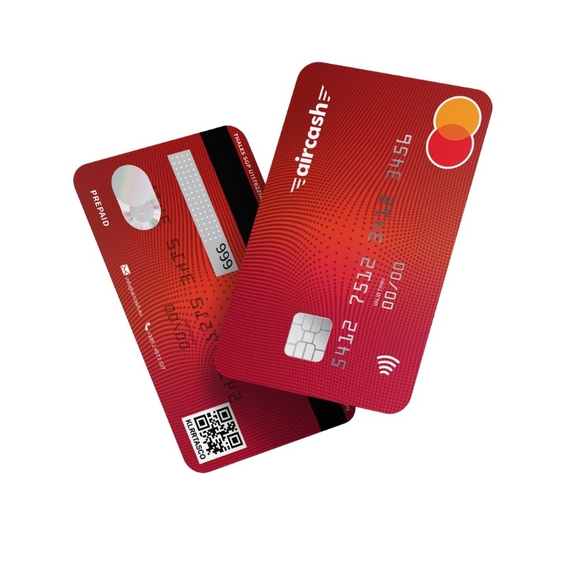 CARTA PREPAGATA AIRCASH MASTERCARD