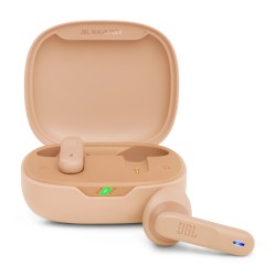 AURICOLARI BLUETOOTH WAVE FLEX + CUSTODIA RICARICA - COLORE BEIGE JBLWFLEXBEG
