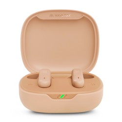 AURICOLARI BLUETOOTH WAVE FLEX + CUSTODIA RICARICA - COLORE BEIGE JBLWFLEXBEG