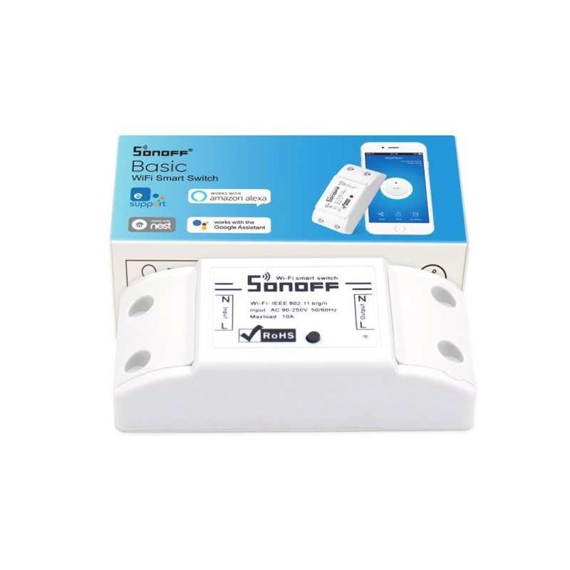 SWITCH INTERRUTTORE BASIC R2 WIFI - SWITCH INTELLIGENTE FAI-DA-TE WIFI SMART