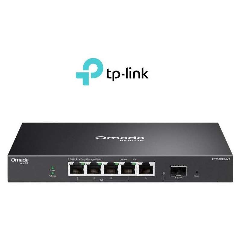 SWITCH OMADA 5-PORTGB EASY MANAGED 5XGB RJ45P DESKTOP STEEL INTEG SDN