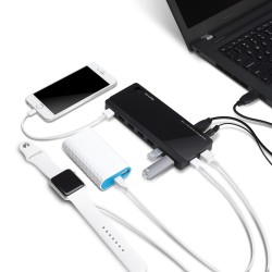 HUB USB TP-LINK 7 PORTE USB30 +2PO RTE POWER CHARGE 24A MAXMICROUSB