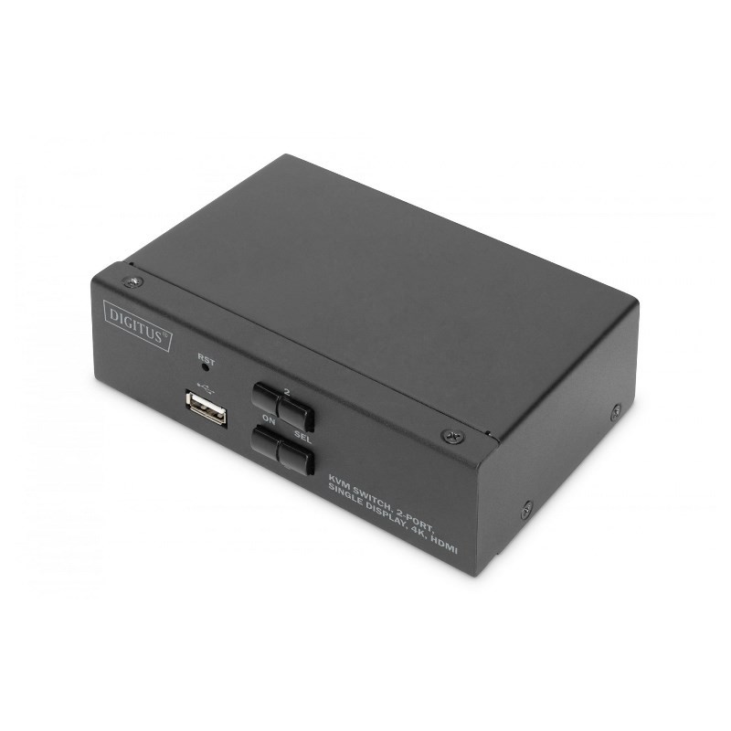 SWITCH KVM 2 PC CON PORTE 2 HDMI E USB DS-12870