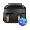 FRIGGITRICE AD ARIA DUALBASKET 9LIT CON FUNZIONE VAPORE ARIA VAPORE COM