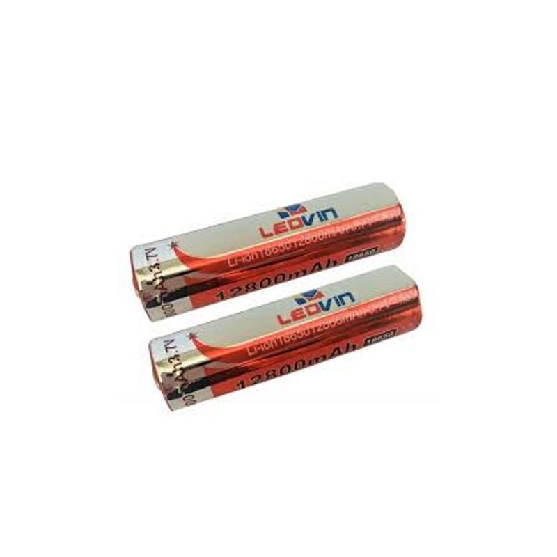 BATTERIA AL LITIO 18650 37V 12800MAH 2PZ SENZA POLI LE-335