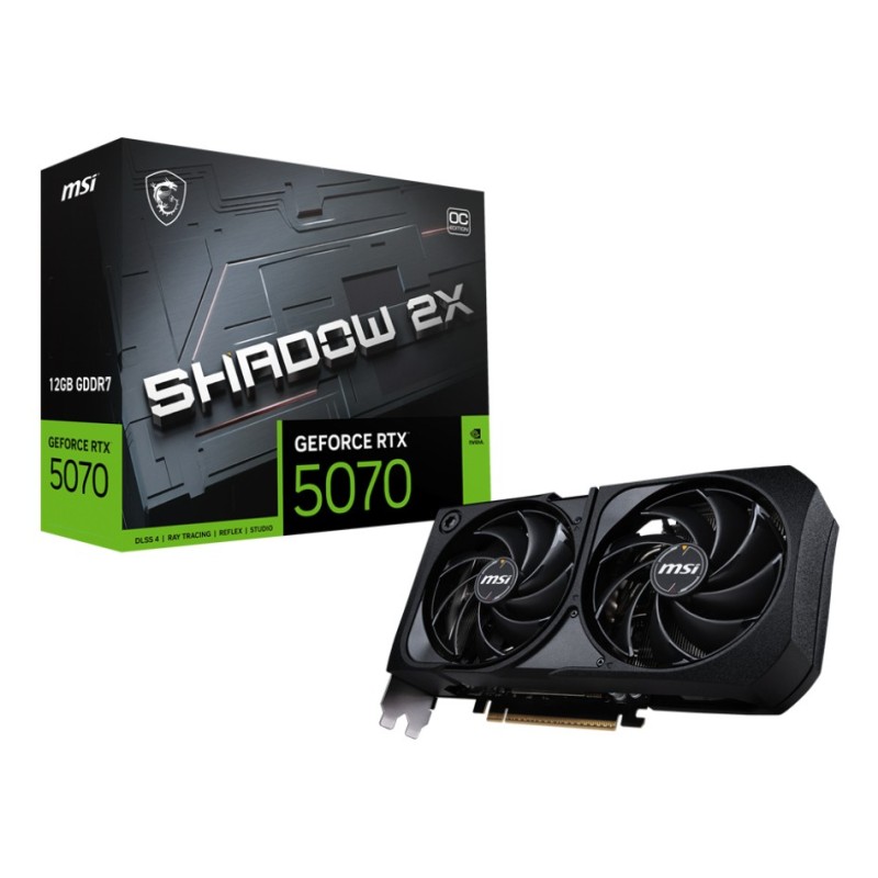 VGA MSI RTX 5070 SHADOW 2X OC 12G 12GB GDDR7 256BIT 1H3DP BULK