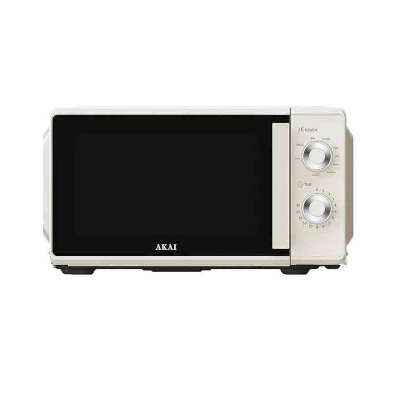FORNO A MICROONDE CON GRILL AKMW202C CREMA - 20 LITRI 700 WATT