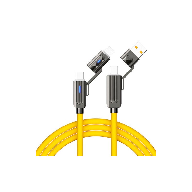 CAVO DI RICARICA RAPIDA 4-IN-1 100W Q-SJ58 USB-CLIGHTNING