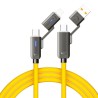 CAVO DI RICARICA RAPIDA 4-IN-1 100W Q-SJ58 USB-CLIGHTNING