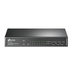SWITCH 9P 10100MBIT DI CUI 8P POE+ 65 W POE POWER PLUG AND PLAY