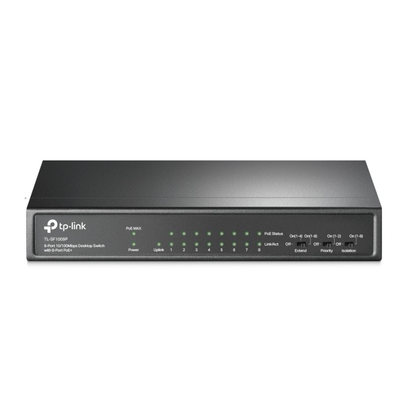 SWITCH 9P 10100MBIT DI CUI 8P POE+ 65 W POE POWER PLUG AND PLAY
