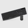 KIT TASTIERA + MOUSE NERA TM-KM002 CON CAVO USB