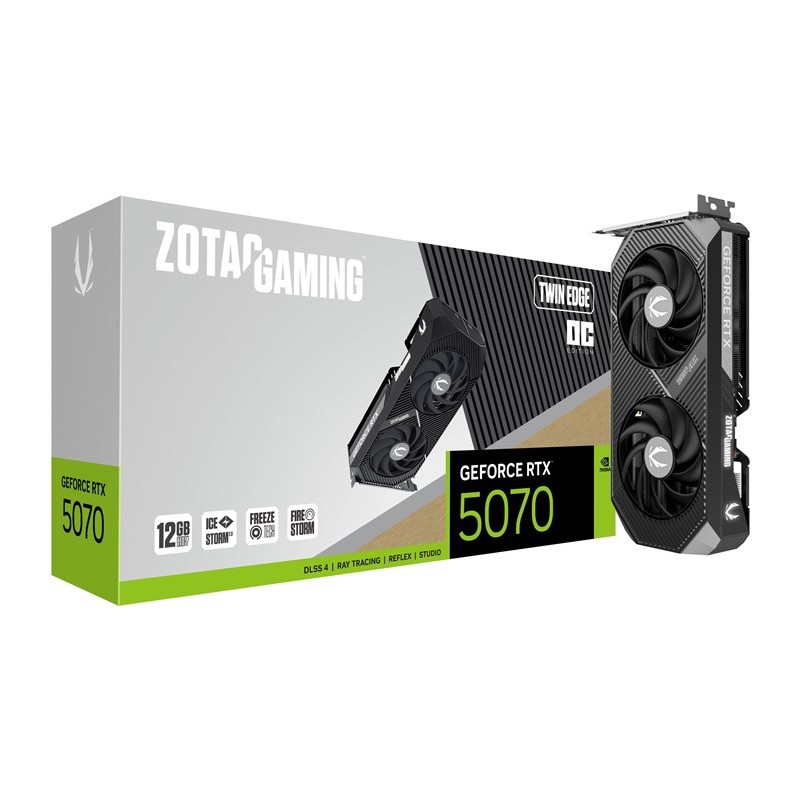 SCHEDA VIDEO GEFORCE RTX 5070 TWIN EDGE OC 12 GB ZT-B50700H-10P