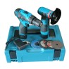 KIT TRAPANO ELETTRICO + SMERIGLATRICE ANGOLARE - BATTERIA 12V - SET COMPLETO NL-5827