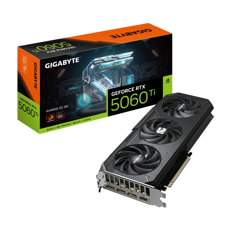 SCHEDA VIDEO GAMING GEFORCE RTX 5060 TI OC 8GB GV-N506TGAMING OC-8GD