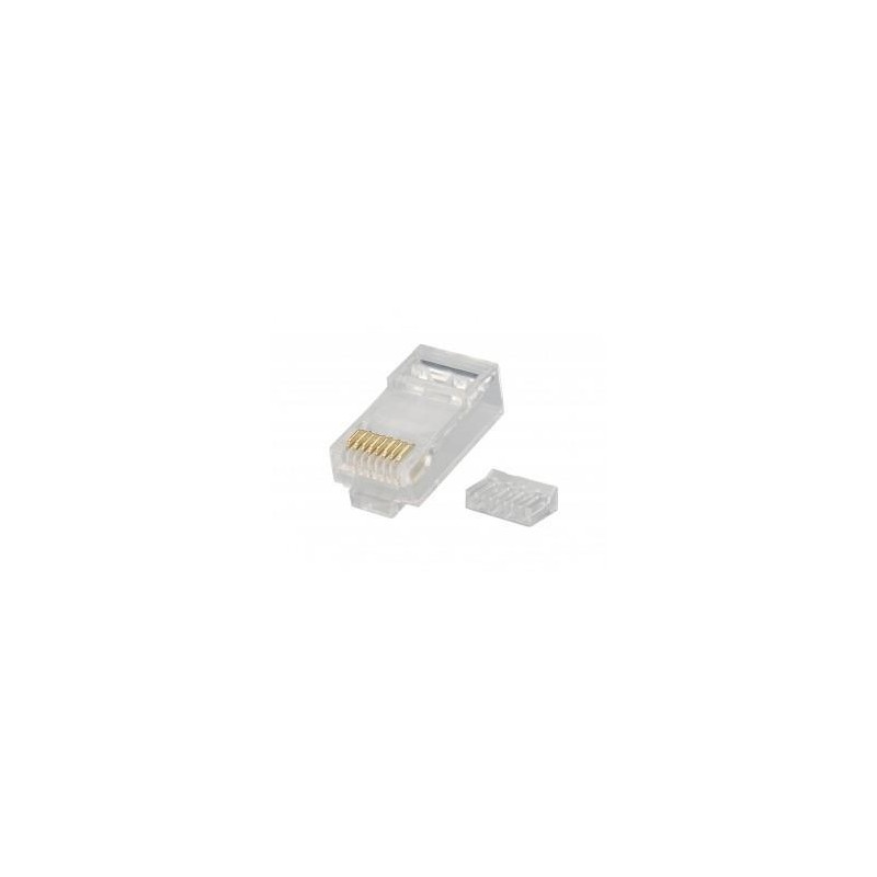 CONNETTORE PLUG RETE RJ45 8P CAT6 UTP CONF 100PZ CV-LAN-027