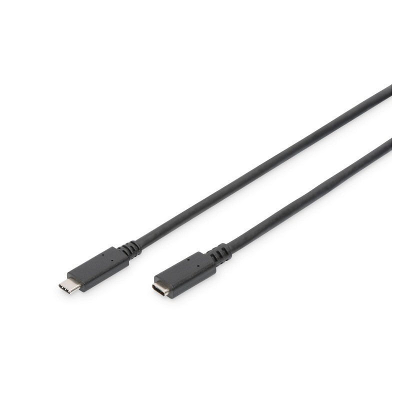 CAVO DI PROLUNGA USB-C  USB-C - USB-C  2MT NERO AK-300210-020-S